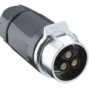 Produktfoto 1 von Lumberg 02 28 mm Rundsteckverbinder Stecker 3-polig Buchse 50A Kabel IP67