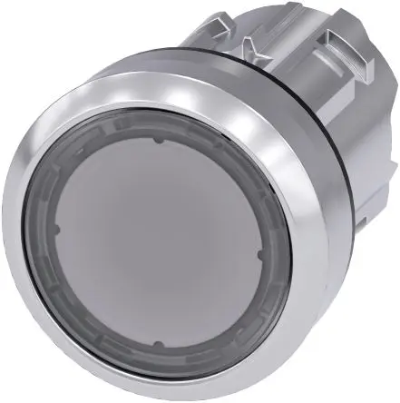 Produktfoto 1 von Siemens SIRIUS ACT Druckschalter Ø 22 mm, lichtdurchlässig Rastend Rund Rund Kunststoff, IP66