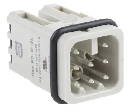 Produktfoto 1 von HARTING Han D Industrie-Steckverbinder Kontakteinsatz Stecker, 8-polig 10A, Kabel, Einsatz Quick Lock