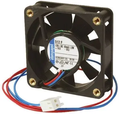 Produktfoto 1 von ebm-papst 8400 N Axiallüfter, Hülse, 24V dc / 1.4 W, 2600 U/min, 58 m³/h IP20 80 mm 80mm 25 mm