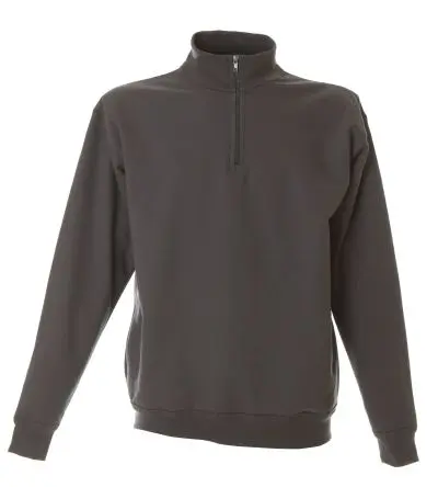 Produktfoto 1 von JRC 988558 Unisex Sweatshirts & Fleecejacken, 100 % Baumwolle Grau Reißverschluss, Größe S