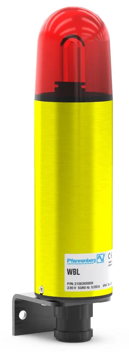 Produktfoto 1 von Pfannenberg Visual Signaling Devices WBL Xenon Signalturm Blink-Licht Rot, 230 V AC