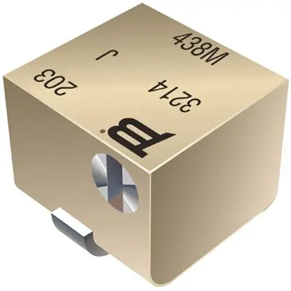Bourns 3214 5-Gang Oberfläche Trimm-Potentiometer, Seitliche Einstellung, 10 kΩ, 10 %, 0.25 W, J-Haken, L. 4.8 mm, L.