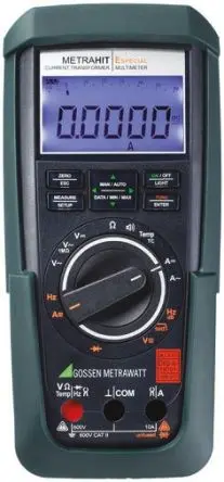 Produktfoto 1 von Gossen Metrawatt Tragbar Digital Multimeter Echteffektivwert, CAT III, CAT IV, ISO-kalibriert