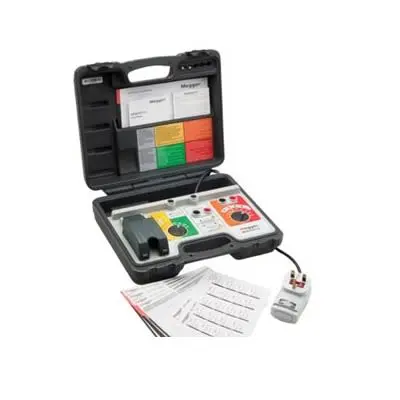 Produktfoto 1 von Megger Prüfgeräte-Tester, inkl. Verlaufskarte x 10, Etikett Schlaufen, Durchgang, Isolierung, PFC, RCD/FI,
