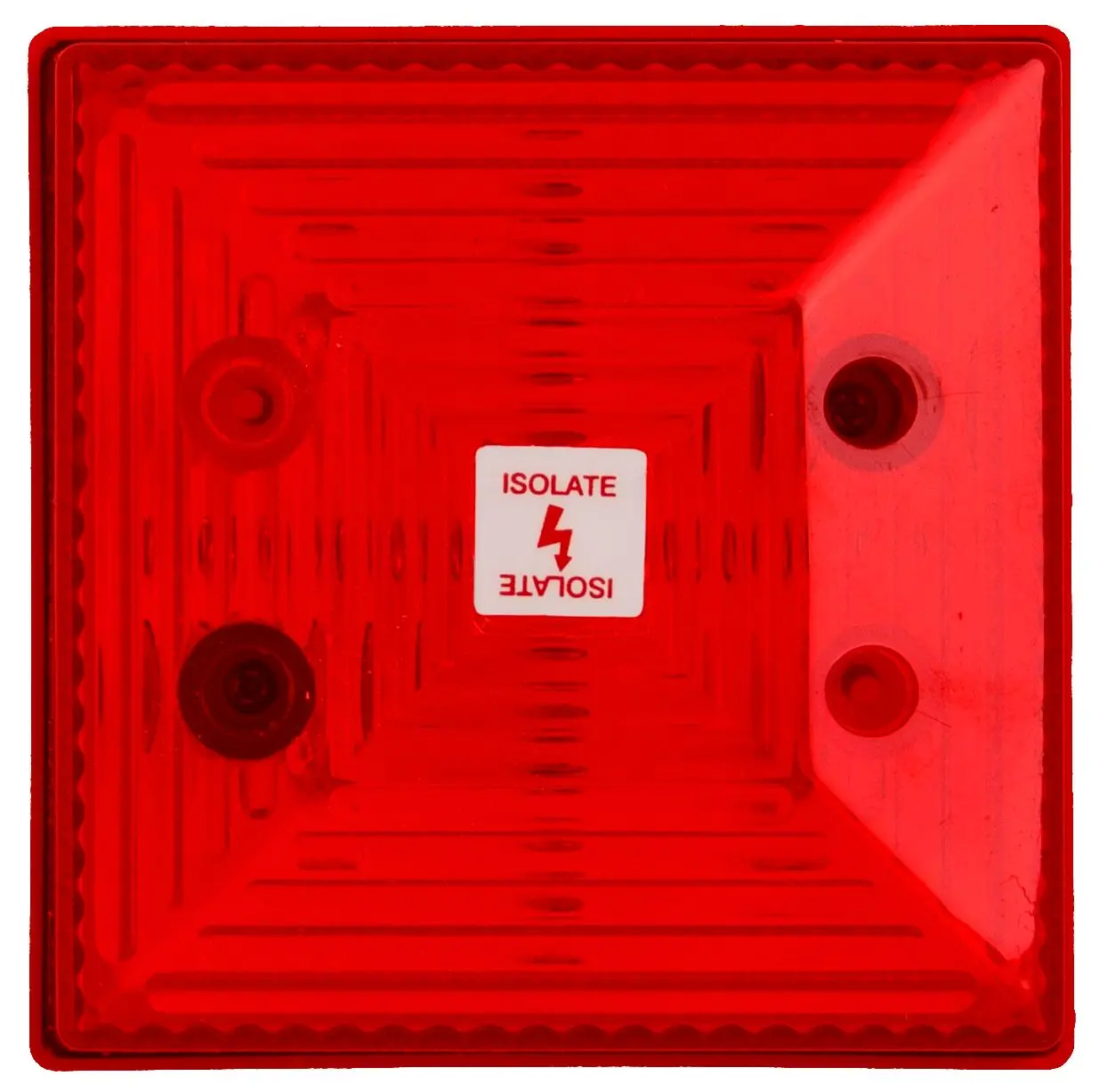 Produktfoto 1 von Clifford & Snell SD40 LED Dauer Signalleuchte Rot, 24 V dc x 81.5mm