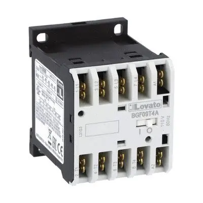 Produktfoto 1 von Lovato BGF09 Schütz 220V-Spule, 4-polig, 690V / 4 A 22 kW Gerade