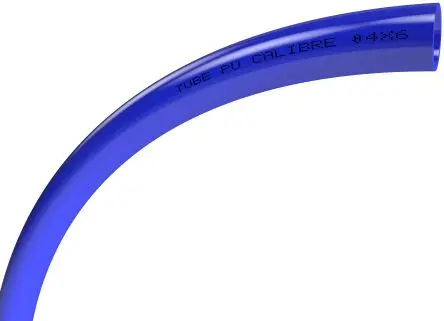 TRICOFLEX TUBE PU CALIBRE Druckluftrohr Polyurethan Blau 6 mm x 25 m bis 10 bar