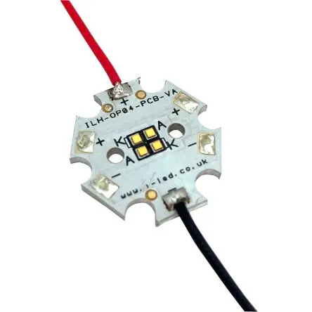 Produktfoto 1 von Intelligent LED Solutions LED Array OSLON Pure 1010 4 PowerStar Phosphorumgewandeltes Grün, 4-LEDs, Ø 20 mm Außen-ø