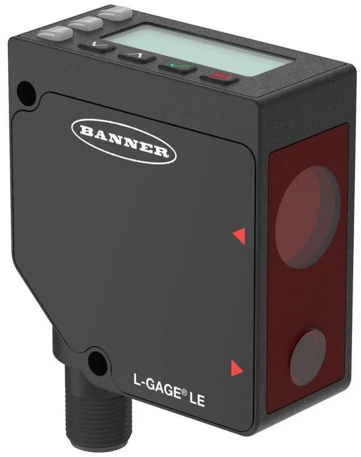 Produktfoto 1 von Banner Rechteckig Optischer Sensor, Bereich 100 → 1000 mm, Hell-/dunkelschaltend