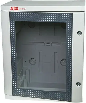 Produktfoto 1 von ABB 1SL02 Thermoplast Wandanschlusskasten Grau IP66 Transparente Tür, HxBxT 700 mm, 580 mm x 260 mm