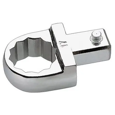 Facom, 9 x 12 mm Offenes Ende Drehmomentschlüsselteil Polygonantrieb, Chrom, 19 mm