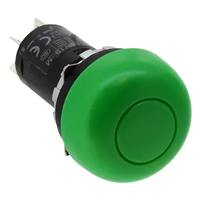 Produktfoto 1 von Idec MW Druckschalter Tastend Panel Ø 22 mm, 2-poliger Umschalter / 10A 110 V ac, IP66