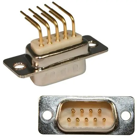 Produktfoto 1 von Norcomp SEAL-D D-Sub-Steckverbinder gewinkelt, 9-polig 2.769 mm Raster Stecker