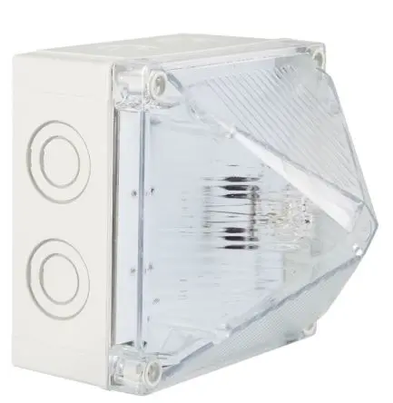 Produktfoto 1 von Moflash LED701 LED Filament/Warnsummer, Dauer LED-Signalleuchte 230V Weiß Oberfläche x 125 mm IP66, IP67