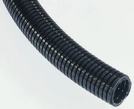 HellermannTyton IWS Kabelrohr Unbeschichtet Polyamid 6, Ø 12 mm nom., Schwarz x 50 m