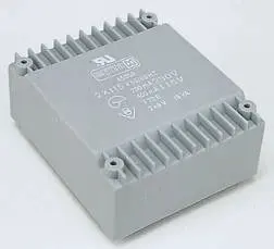 Myrra Printtrafo, Trafo 230 V ac / 6 V ac 2 Ausg. 18 VA 68 mm x 57mm x 27 mm 405 g Durchsteckmontage