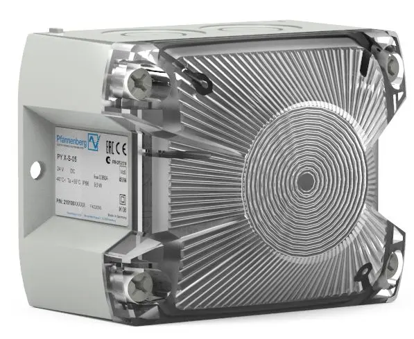 Produktfoto 1 von Pfannenberg PY X-S-05 Xenon Blinkend Signalleuchte Klar, 24 V DC