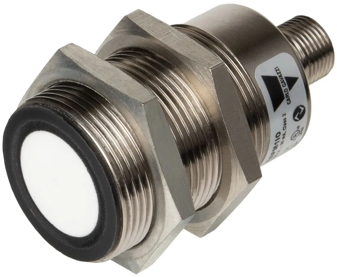 Produktfoto 1 von Carlo Gavazzi M12 Ultraschallsensor Kapazitiv, zylindrisch 3000 mm IO-Link 18 → 30 V DC NO/NC