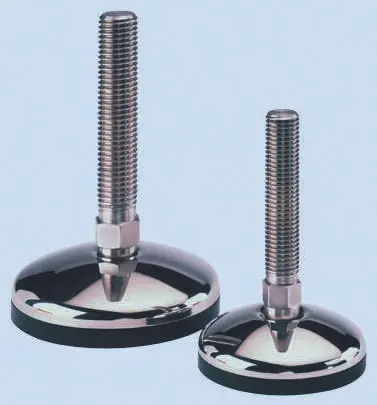 Produktfoto 1 von Nu-Tech Engineering Verstellbarer Fuß M20 bis 750 kg x 150 mm, bis 3,5° neigbar Edelstahl, Ø 75 mm x 185 mm