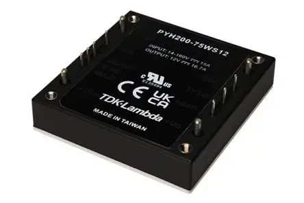 TDK-Lambda PYH200 DC/DC Konverter, 12V dc OUT 16.7 A Oberfläche 160V dc 3000 V ac 200 W -40 °C 100 °C