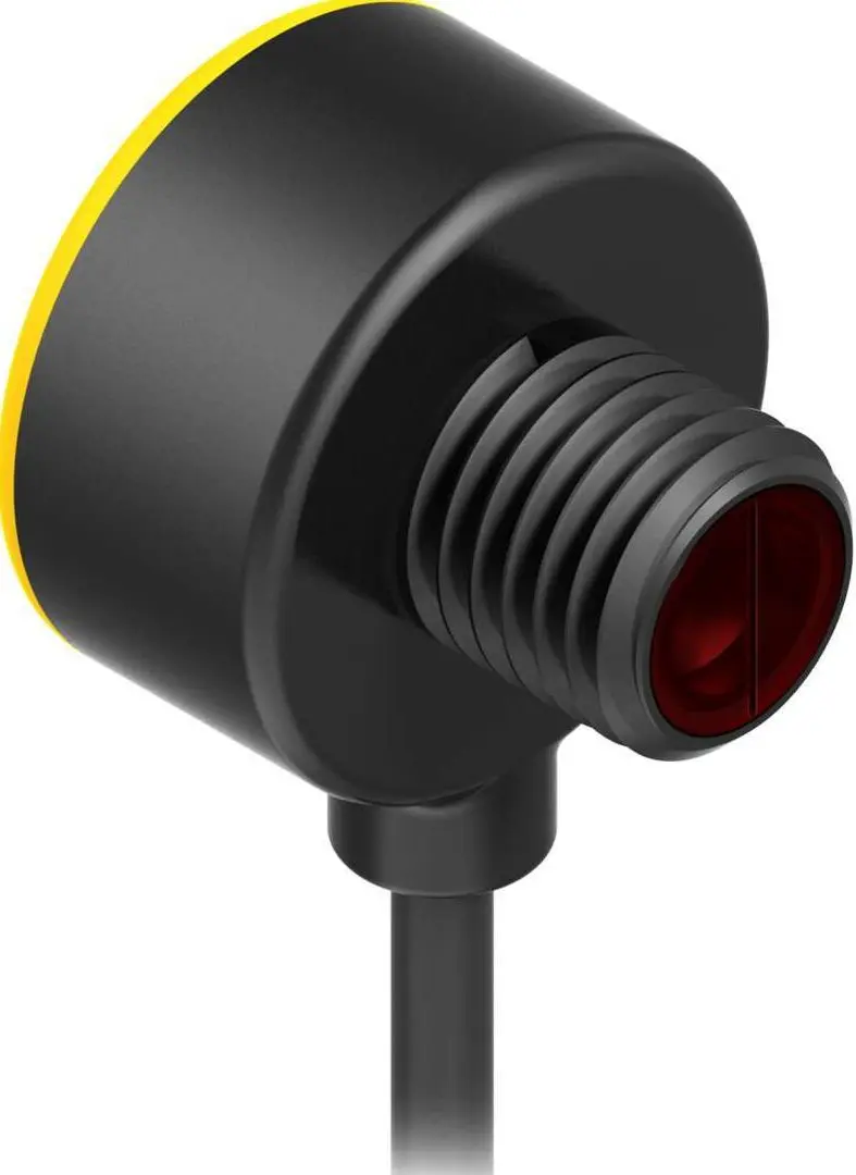 Produktfoto 1 von Banner zylindrisch Optischer Sensor, Bereich 100 mm, NPN-Licht-Betrieb Ausgang, Anschlusskabel, Hellschaltend