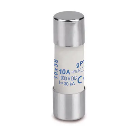 Produktfoto 1 von Weidmüller Patronensicherung gPV / 10A 10 x 38 mm 1kV Keramik Photovoltaikanlagen