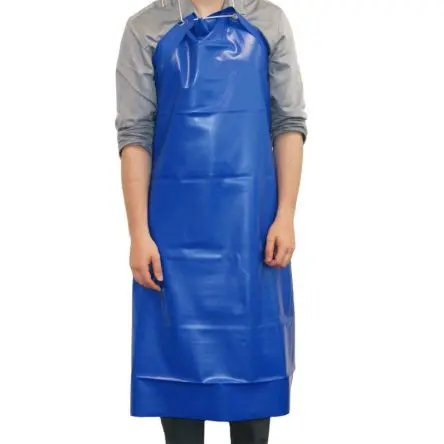 Produktfoto 1 von RS PRO Schürze PVC Aprons Wiederverwendbar Blau Polyvinylchlorid, L 48 Zoll