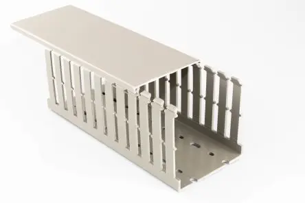 Betaduct 1045 Grau, 37.5mm x 50 mm Polyvinylchlorid, Länge 2 m, Seitenwand Offen