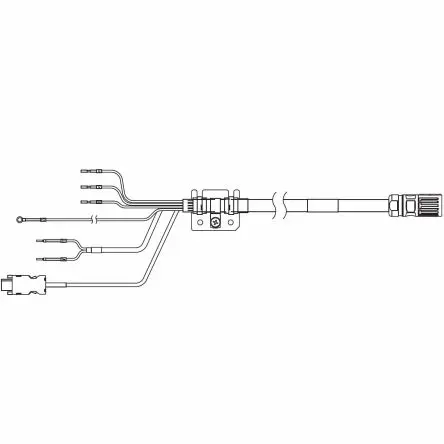 Produktfoto 1 von Omron 1SA Kabel Integriertes Kabel für Servomotor