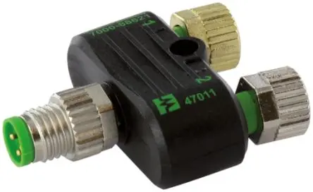 Produktfoto 1 von Murrelektronik Limited, Gerade Rundsteckverbinder Adapter 3 M8, IP67 3 M8 Buchse