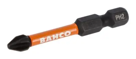 Bahco 1/4 in 1/4 in Schraubbit, Sechskant Hochwertiger legierter Stahl, 2-teilig, 50 mm