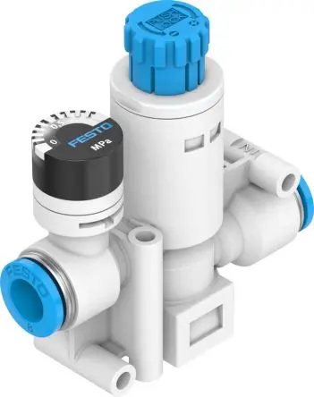 Produktfoto 1 von Festo VRPA Regler Push In 6 mm 8 bar 90 L/min