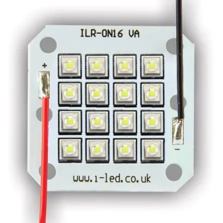 Produktfoto 1 von Intelligent LED Solutions OSLON Square Schraubanschlussklemme LED Weiß 51.2 V, Cluster 16-LEDs, 120°