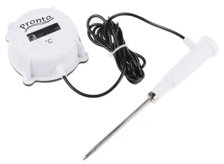 Hanna Instruments Digitales Thermometer, HI 146-00, Verdrahtet, 1 bis 150 °C ±1°C max, ISO-kalibriert