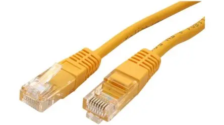 Produktfoto 1 von Roline Cat5e Cat5e Ethernet-Kabel, 1 m, Gelb, A Gerade Stecker, B Gerade Stecker, Polyvinylchlorid Ungeschirmt