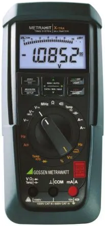 Produktfoto 1 von Gossen Metrawatt METRAHIT AM XTRA Tragbar Digital Multimeter Echteffektivwert, CAT III, CAT IV, ISO-kalibriert