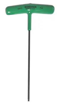 Produktfoto 1 von Bondhus TORX®-Steckschlüssel T-Griff Lang Hochdrehmomentstahl 1, T1