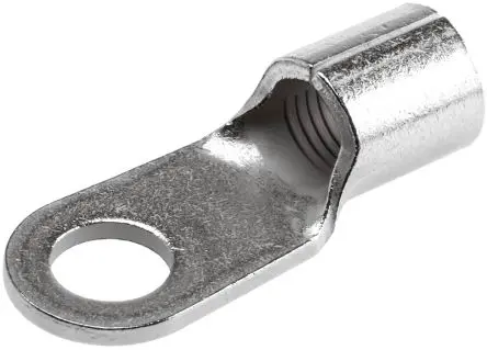 Produktfoto 1 von TE Connectivity STRATO-THERM Ringkabelschuh, Unisoliert 6 AWG, 6 AWG max.AWG, aussen ø 11.89 mm, innen ø 6.73 mm, M6