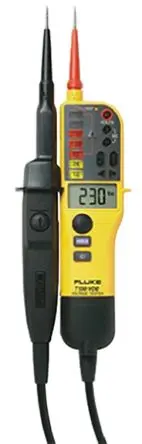 Produktfoto 1 von Fluke T130 LCD Spannungsprüfer, 690V ac/dc max. Durchgangsprüfung Batterie CAT III, CAT IV