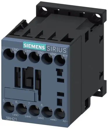 Produktfoto 1 von Siemens 3RH2 Hilfsschütz, 690V / 10 A 60kV 4 Schließer 4-Hilfskontakte