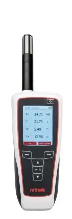 Produktfoto 1 von Rotronic Instruments HP31 Hygrometer 60 °C, Typ Digitalhygrometer ±2 %RH / 100 %RH