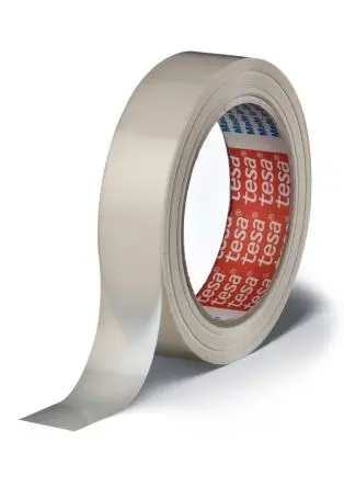 Produktfoto 1 von Tesa 51128 Packband, Mono-orientiertes Polypropylen, Silber, Stärke 0.06 mm, 19mm x 66 m