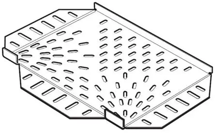 Produktfoto 1 von Legrand T-Stück mit gleichen Verschraubungen für leichte Beanspruchung, Edelstahl, 150mm x 12 mm