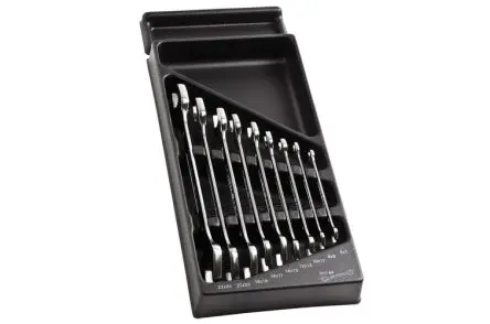 Produktfoto 1 von Facom Schraubenschlüsselsatz Gabelschlüssel, 9-teilig 6 x 7 to 22 x 24 mm