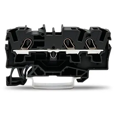 Produktfoto 1 von WAGO TOPJOB S Anschlussklemmenblock DIN-Schiene 1 Schwarz, 4mm², 250V Einsteck-Anschluss IECEx/ATEX/CSA