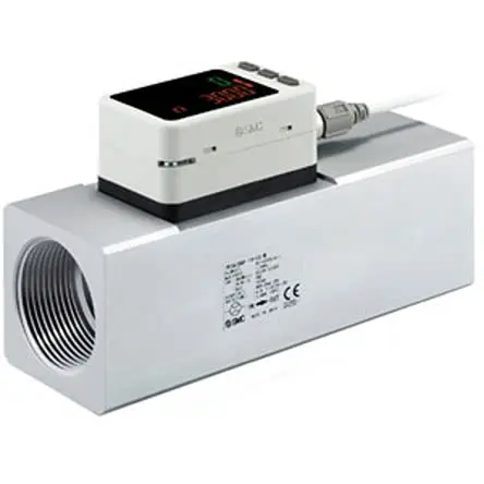 Produktfoto 1 von SMC Flow Switch Luft Durchflussschalter 30l/min → 3000l/min Typ Digitaler Durchflussschalter