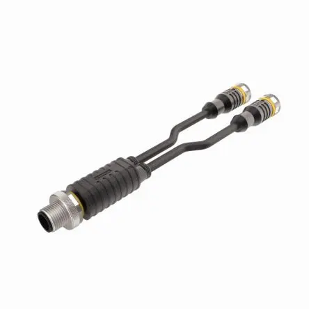 Produktfoto 1 von Turck VBRS4.4, 4-polig Sensor-Betätigungselementkabel, Gerade Stecker 5 / M12 x 2 Buchse, Länge 1 m
