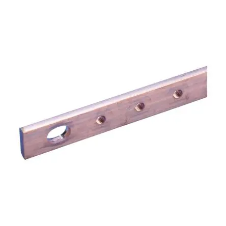 Produktfoto 1 von nVent ERIFLEX, 54902 Reihe Stromschiene, Kupfer, 25 mm Raster, ERIFLEX Reihe