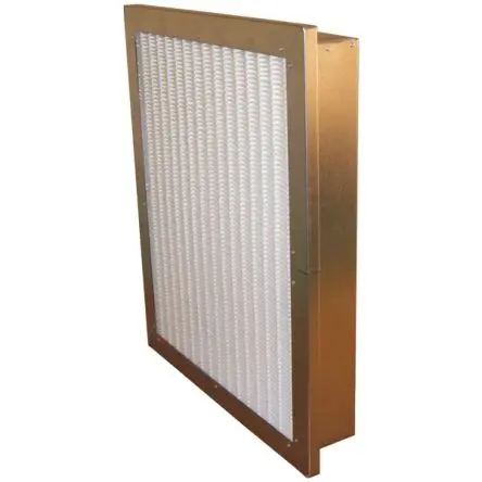 RS PRO H-Neatpleat 65 Glasfaser Filterplatte, Typ Gefaltete Filterplatten, M6 B: 592 mm H: 592 mm T: 95 mm